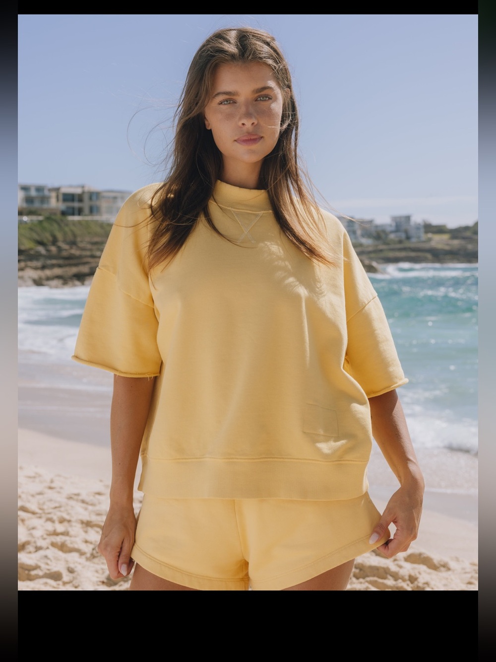 daily drills short sleeve set in Sunny M/L